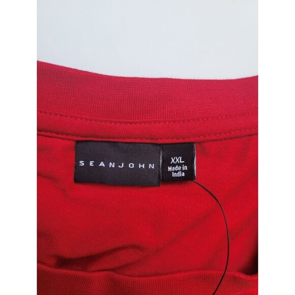 NWT Sean John Bundle Red/Black Bling Short Sleeve T-shirt Size XL 90s Y2K Music - Picture 2 of 13